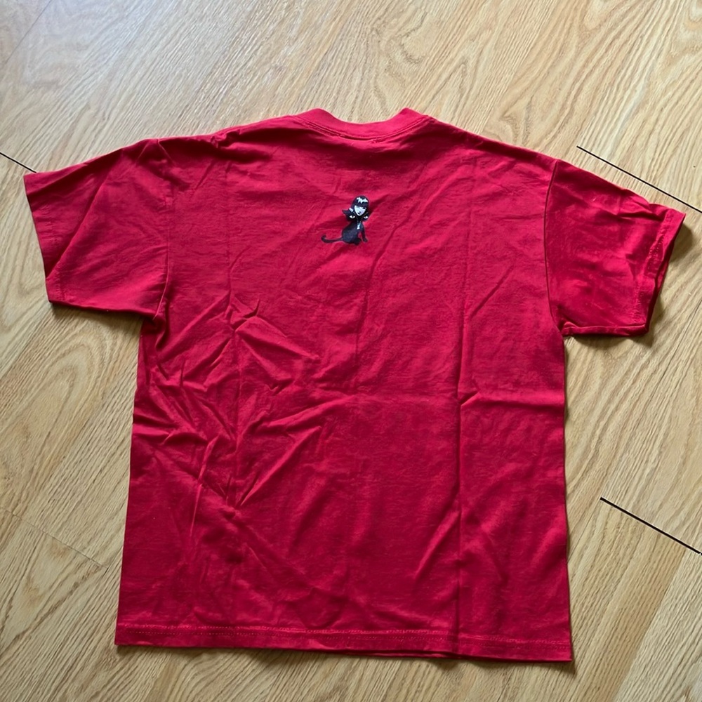 Cardinal Red Short Sleeve Cotton Tee - Picture 5 of 6